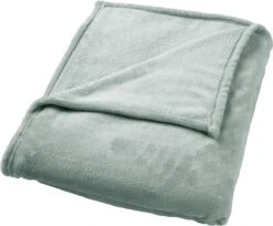 Dutch Decor - BILLY - Plaid Flannel Fleece 150x200 Cm - Jadeite - Groen - Superzacht - Deken
