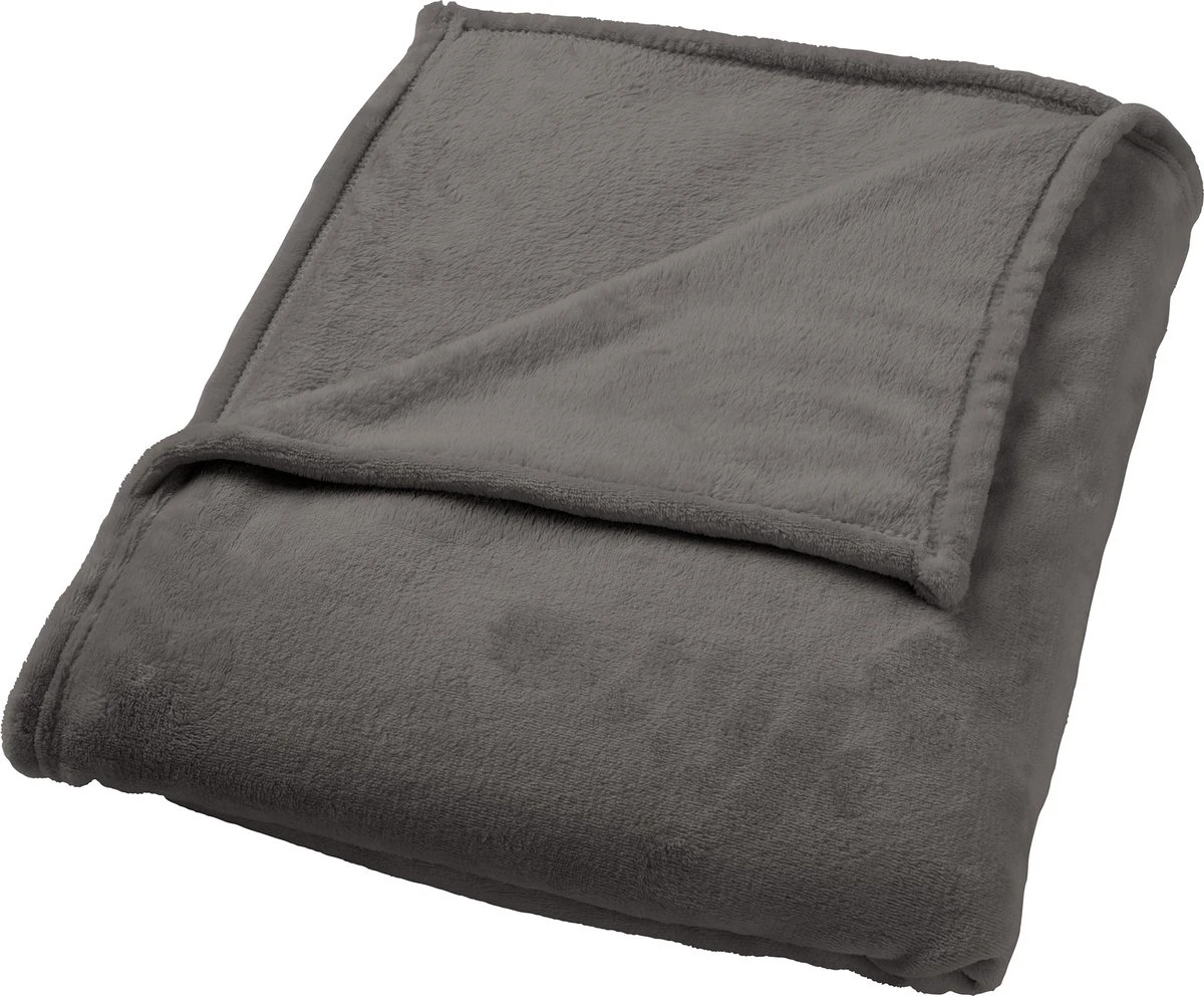 Dutch Decor - BILLY - Plaid Flannel Fleece 150x200 Cm - Driftwood - Taupe - Superzacht - Deken 4 Dutch Decor - BILLY - Plaid Flannel Fleece 150x200 Cm - Driftwood - Taupe - Superzacht - Deken - Afbeelding 2