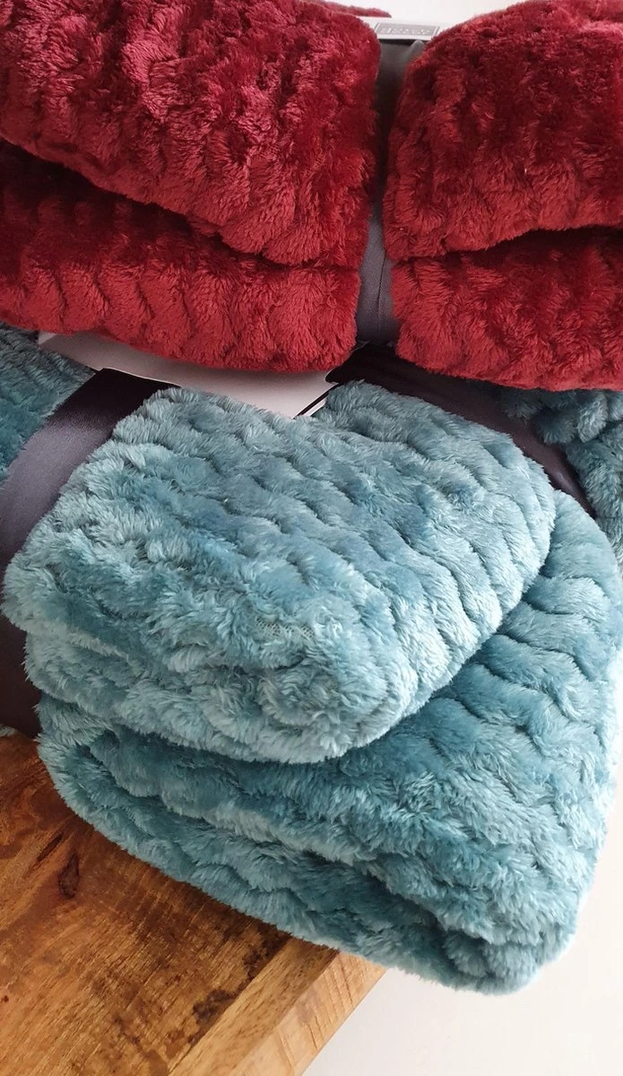 Dutch Decor - MARA - Plaid 150x200 Cm - Sagebrush Green - Groen - Effen - Zigzag Patroon - Superzacht - Deken 8 Dutch Decor - MARA - Plaid 150x200 Cm - Sagebrush Green - Groen - Effen - Zigzag Patroon - Superzacht - Deken - Afbeelding 6