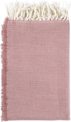 Dutch Decor - DANI - Plaid 130x170 Cm - Pruim Roze - Deken