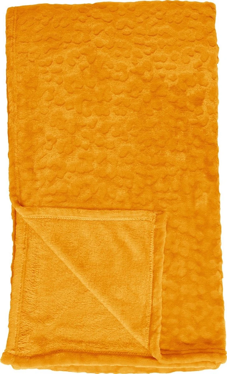 Dutch Decor - CHESTER - Plaid Van Fleece 150x200 Cm Golden Glow - Geel - Deken 3 Dutch Decor - CHESTER - Plaid Van Fleece 150x200 Cm Golden Glow - Geel - Deken