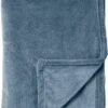 Dutch Decor - HARVEY - Plaid Fleece 150x200 Cm - Provincial Blue - Blauw - Superzacht - Deken 1 Dutch Decor - HARVEY - Plaid Fleece 150x200 Cm - Provincial Blue - Blauw - Superzacht - Deken -Dutch Decor 791x1200