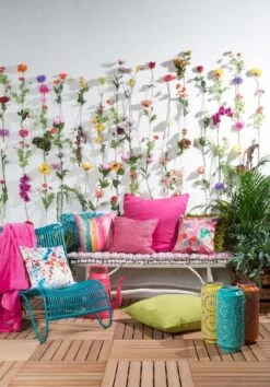 PRIEM - Sierkussen 45x45 Cm - Roze - Geel - Rood - Oranje - Streepjes - Inclusief Binnenkussen 12 PRIEM - Sierkussen 45x45 Cm - Roze - Geel - Rood - Oranje - Streepjes - Inclusief Binnenkussen -Dutch Decor 837x1200