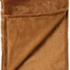 Dutch Decor - CHARLIE - Plaid Flannel Fleece XL - 200x220 Cm - Tobacco Brown - Bruin - Deken -Dutch Decor 841x1200 1