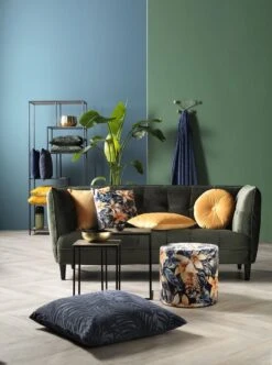 FINN - Kussenhoes Velvet 45x45 Cm - Golden Glow - Geel - Exclusief Binnenkussen -Dutch Decor 894x1200 2