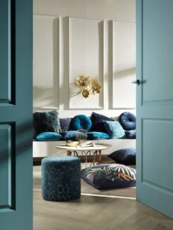 JOAN - Kussenhoes Blauw 45x45 Cm - Met Rits -Dutch Decor 901x1200 1