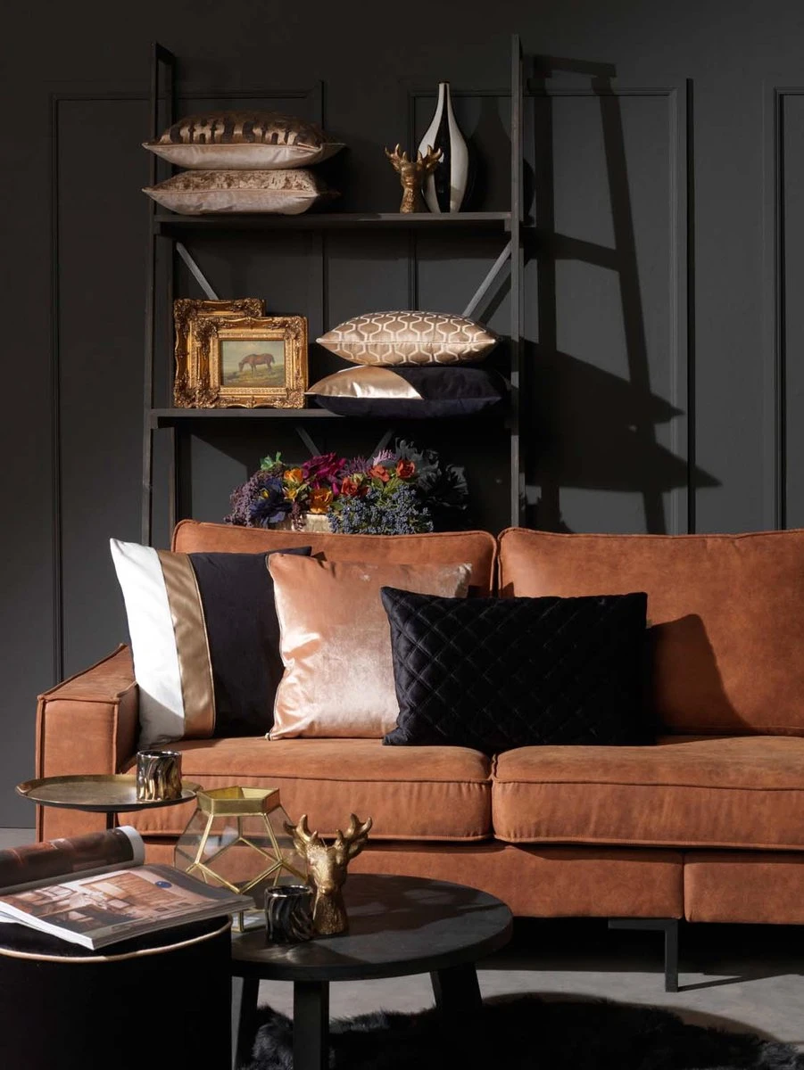 REINDERS - Kussenhoes Nude 45x45 Cm - Roze - Met Rits 6 REINDERS - Kussenhoes Nude 45x45 Cm - Roze - Met Rits - Afbeelding 4