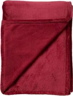 Dutch Decor - CHARLIE - Plaid Flannel Fleece XL - 200x220 Cm - Merlot - Rood - Deken 9 Dutch Decor - CHARLIE - Plaid Flannel Fleece XL - 200x220 Cm - Merlot - Rood - Deken -Dutch Decor 913x1200