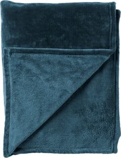 Dutch Decor - CHARLIE - Plaid Flannel Fleece XL - 200x220 Cm - Provincial Blue - Blauw - Deken -Dutch Decor 917x1200 2