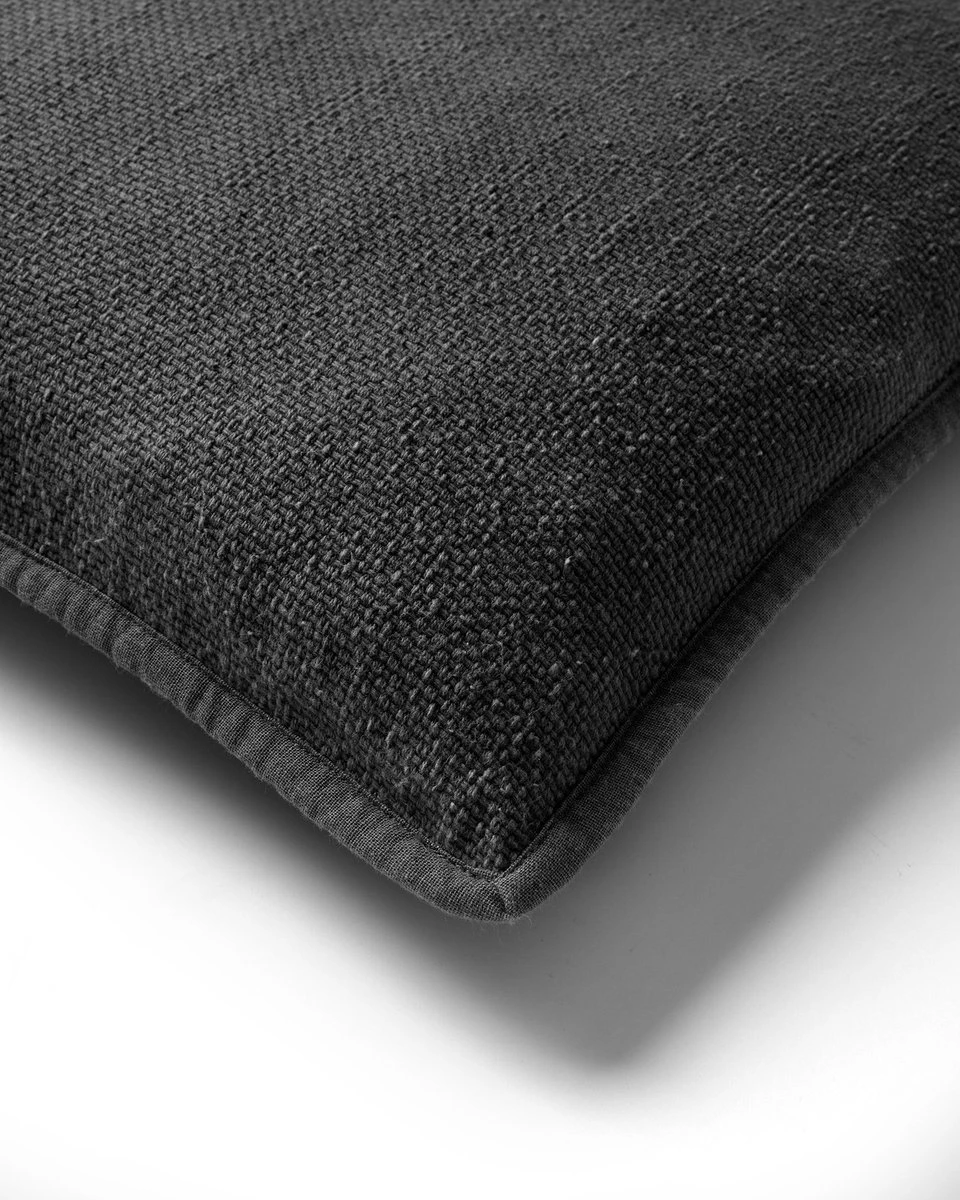 BOWIE - Sierkussen Van Gewassen Katoen Raven 45x45 Cm - Inclusief Binnenkussen 4 BOWIE - Sierkussen Van Gewassen Katoen Raven 45x45 Cm - Inclusief Binnenkussen - Afbeelding 2