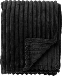 Dutch Decor - RICKY - Plaid 150x200 Cm Raven - Zwart - Deken