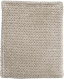 Dutch Decor - MARA - Plaid 150x200 Cm - Pumice Stone - Beige - Effen - Zigzag Patroon - Superzacht - Deken